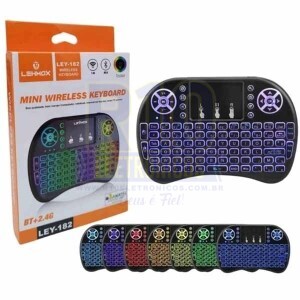TECLADO SMART LEHMOX LEY-182 BLUETOOTH/WIRELLES LED