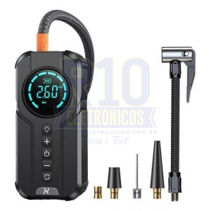 COMPRESSOR DE AR TOMATE MXB-002 COM VISOR DE LED 180PSI