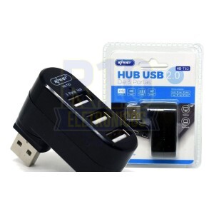 HUB USB KNUP 3 PORTAS 2.0 HB-T82