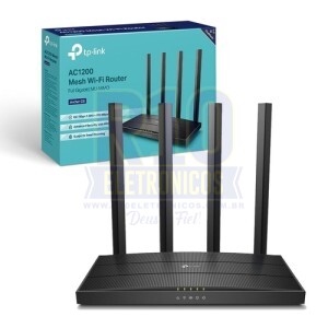 ROTEADOR TP-LINK C6 4 ANTENAS FULL GIGABIT AC1200 MESH