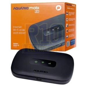 MODEM ROTEADOR PORTÁTIL AQUÁRIO MM-4000 WIFI COM ENTRADA DE CHIP 4G