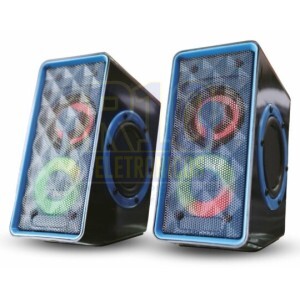 CAIXA DE SOM PC KNUP RO826 HÓRUS 6W RMS LED