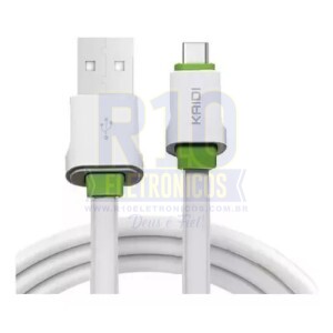 CABO USB TIPO-C KAIDI KD-327C 2M CARREGAMENTO RÁPIDO