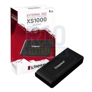 HD SSD 1TB EXTERNO KINGSTON XS1000 USB3.2 2º GERAÇÃO