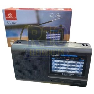 RADIO PORTÁTIL AM/FM KAPBOM KA-3196