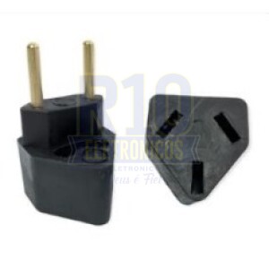 ADAPTADOR DE TOMADA PINO LÂMINA 10A GM-012
