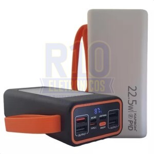 POWER BANK KAPBOM KA-926 30000MAH 22.5W COM LANTERNA