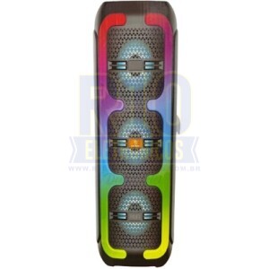 CAIXA DE SOM BLUETOOTH KAPBOM KA-8693 50W LED RGB