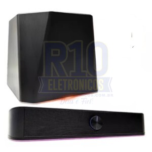 CAIXA DE SOM PC GAMER KNUP RO841 BARRA+SUBWOOFER