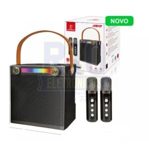 CAIXA DE SOM BLUETOOTH KAPBOM KA-8935 COM 2 MICROFONES
