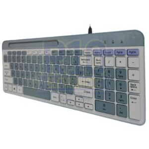 TECLADO USB MULTIMÍDIA KNUP TE132 COM SLOT PARA CELULAR