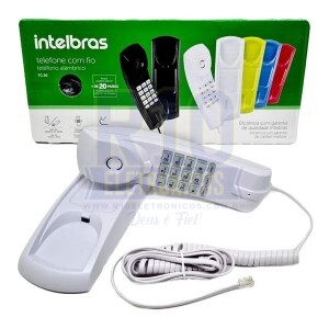 TELEFONE COM FIO INTELBRAS TC20 COM TECLADO LUMINOSO
