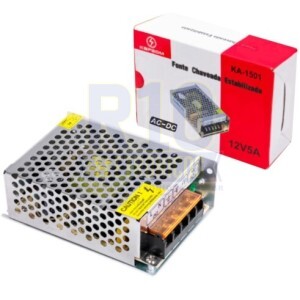 FONTE CHAVEADA ESTABILIZADA KAPBOM KA-1501 12V5A AC-DC
