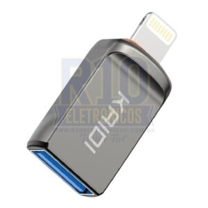ADAPTADOR OTG KAIDI KD-2524A LIGHTNING P/ USB
