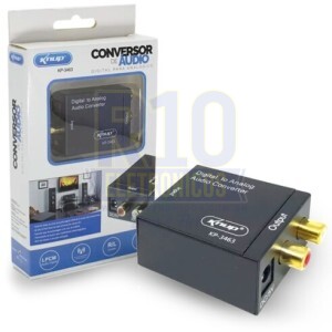 CONVERSOR DE AUDIO KNUP KP-3463 DIGITAL PARA ANALÓGICO