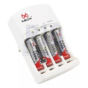 CARREGADOR DE PILHA MOX CP52 C/4 AAA